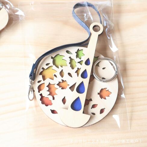 حامل غزل المعصم المحمول، حامل غزل المعصم الخشبي، إبر دوارة آلية دوارة خشبية لحياكة هدايا الكروشيه لمحبي الحرف اليدوية (أ) in Kuwait