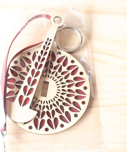 حامل غزل المعصم المحمول، حامل غزل المعصم الخشبي، إبر دوارة آلية دوارة خشبية لحياكة هدايا الكروشيه لمحبي الحرف اليدوية (أ) in Kuwait