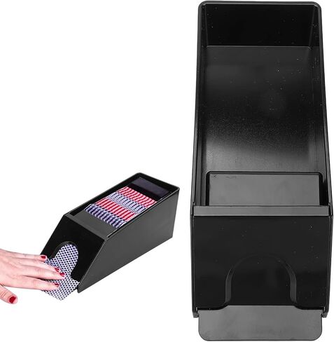 Yosoo Blackjack Shoe Automatic Card Shuffler,Card Shuffler, Automatic Poker Card Shuffler, Cards Playing Tool Accessories Manual Playing Card Shuffler Playing Cards Poker Playing Board Game Tool 25 in Saudi Arabia