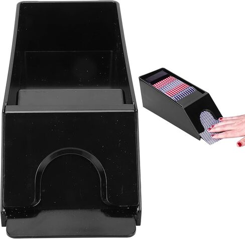 Yosoo Blackjack Shoe Automatic Card Shuffler,Card Shuffler, Automatic Poker Card Shuffler, Cards Playing Tool Accessories Manual Playing Card Shuffler Playing Cards Poker Playing Board Game Tool 25 in Saudi Arabia