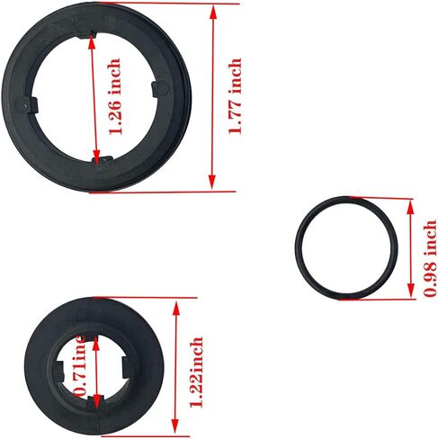 طقم إصلاح بديل لـ 3/4"-1" موديل 975XL XL 2 (أسود) in Kuwait