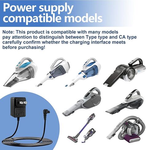 شاحن فراغ 15 فولت 90627870 يناسب شاحن فراغ اليد بلاك اند ديكر HFVB320J27 HHVI315JO42 HFVB315J22 HHVI320JR02 استبدال 90629039 شاحن فراغ Spillbuster in Kuwait