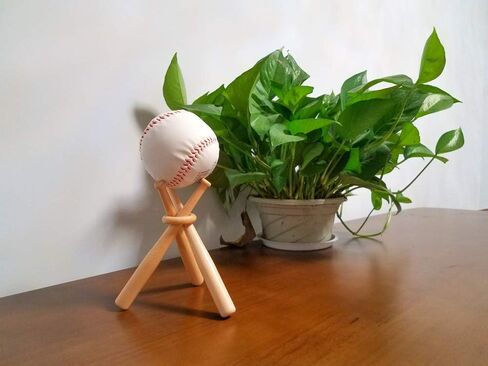 Wooden Baseball Display Stand Holder in Saudi Arabia