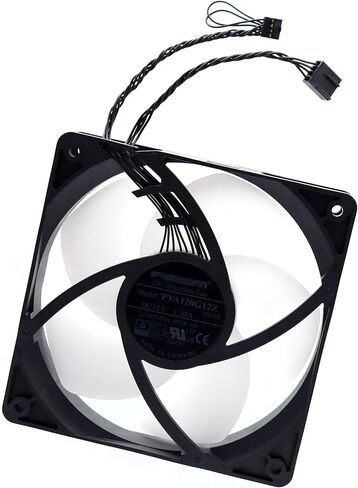 Deal4GO RGB وحدة المعالجة المركزية مروحة التبريد لنظام التبريد السائل 69XJW PVA120G12Z (غير تقنية التبريد) لاستبدال Dell Alienware Aurora R15 R14 R13 in Saudi Arabia