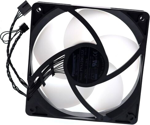 Deal4GO RGB وحدة المعالجة المركزية مروحة التبريد لنظام التبريد السائل 69XJW PVA120G12Z (غير تقنية التبريد) لاستبدال Dell Alienware Aurora R15 R14 R13 in Saudi Arabia