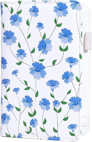 Server Book, Waitress Book, Server Books for Waitress, 5X8 Inch Guest Check Books for Servers, Cute Server Book with Zipper Pocket, Server Notepad Holder, Serving Book, Growing Floral in Saudi Arabia