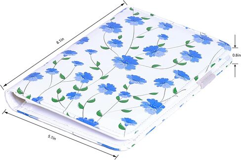 Server Book, Waitress Book, Server Books for Waitress, 5X8 Inch Guest Check Books for Servers, Cute Server Book with Zipper Pocket, Server Notepad Holder, Serving Book, Growing Floral in Saudi Arabia