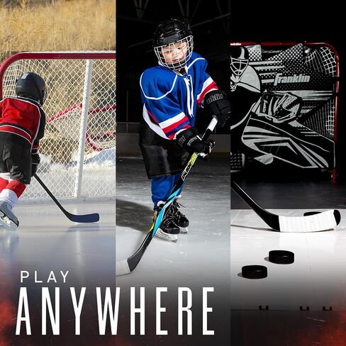 Franklin Sports Ice Hockey Pucks Official Size + Weight Hockey Pucks - Perfect for Rinks + Synthetic Ice Pads - 3 Puck Bulk Set in Saudi Arabia