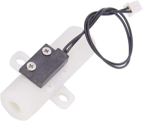 2 PCS Water Flow Sensor Switch, Magnetic Hall Effect Flow Meter FS G1/2 Double External Thread Water Flow Control Equipment,0.75L/min Flow Meter Counter in Kuwait