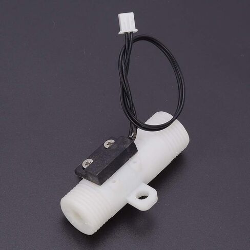 2 PCS Water Flow Sensor Switch, Magnetic Hall Effect Flow Meter FS G1/2 Double External Thread Water Flow Control Equipment,0.75L/min Flow Meter Counter in Kuwait