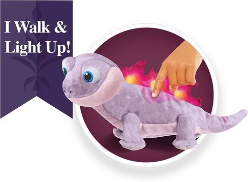 ديزني فروزن 2 ووك آند جلو بروني السلمندر، حيوانات محشوة بأضواء وأصوات، ألعاب أطفال مرخصة رسميًا للأعمار من 3 سنوات فما فوق من جاست بلاي in Kuwait