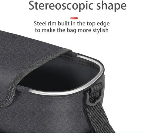 Universal Stroller Organizer - Stroller Caddy / Baby with Insulated Cup Holder attachment & Diaper Storage for On-The-Go Secure Straps, Pockets for Phone, Keys & Toys (black) in Saudi Arabia