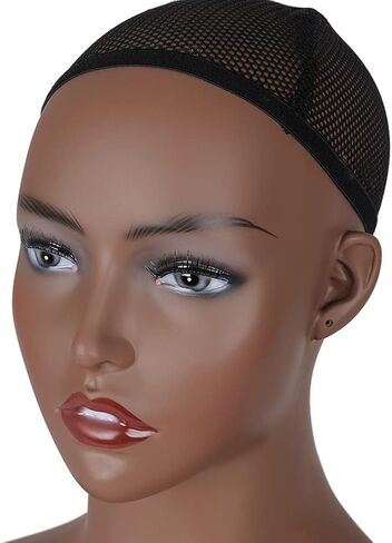 Wig Head Mold - Stylish and Realistic Mannequin Head with Shoulders, Simple and Easy to Use for Fashion Enthusiasts in Kuwait