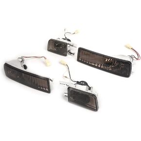 1 مجموعة مصباح الضباب الأمامي لضوء مصباح الإشارة لضوء الإشارة ل VW Golf Jetta MK3 1993-1998 ، أسود in Kuwait