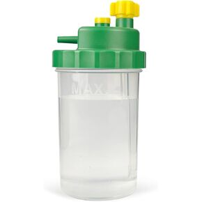 زجاجة مرطب الأكسجين لمركح الأكسجين ومنظمات أسطوانات الأكسجين مع منفذ النزع ، زجاجة مرطب مُثبّة للأوكسجين مع موصل خرطوم قياسي in Kuwait