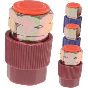 to R134a A/c Car Adapter Set Quick Disconnect for Car Port Retrofit Random Color in Saudi Arabia