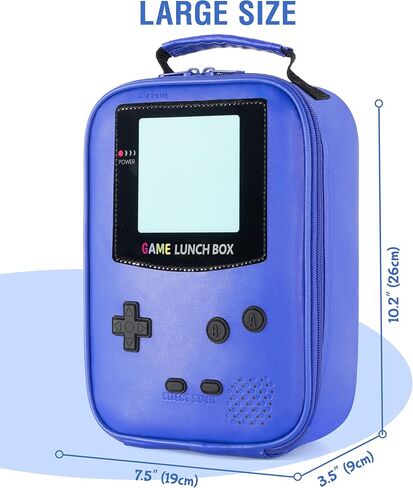 صندوق غداء الأولاد ، صندوق غداء للأطفال للأولاد ، حقيبة غداء جلدية معزولة للأطفال ، وجبات غداء للوجبات الحرارية للمدرسة in Kuwait