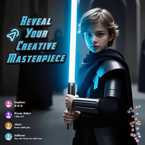 Lightsabers 2 حزمة مع metal hilt ، RGB 15 لون ، 4 أوضاع صوتية FX ، شفرة مضاعفة - المبارزة الأضواء للبالغين والأطفال - مصابيح واقعية لألعاب عيد الميلاد بدلة هدية هالوين كوزبلاي in Kuwait