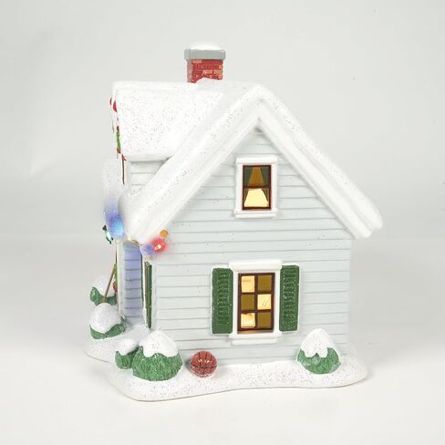 Department 56 Peanuts Village Peppermint Patty The Reichardt House Lit Building, 7.05 Inch, Multicolor in Saudi Arabia