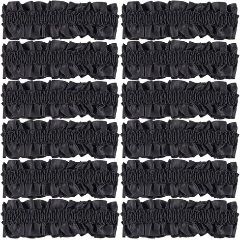 GORGECRAFT 6 Pairs Roaring 20s Armband Garter White Sleeve Shirt Holder Garters Belt Costume Anti Slip Armband Garter Me in Saudi Arabia