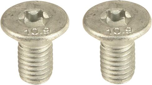 2 حزمة قرص فرامل دوار الاحتفاظ المسمار T50 Torx-Head Type 19.4mm-Onlall طول سبيكة الصلب الألومنيوم .5-الحجم للرواية Mini لـ Cooper 1.6L 2002-2011 901-6398 in Saudi Arabia