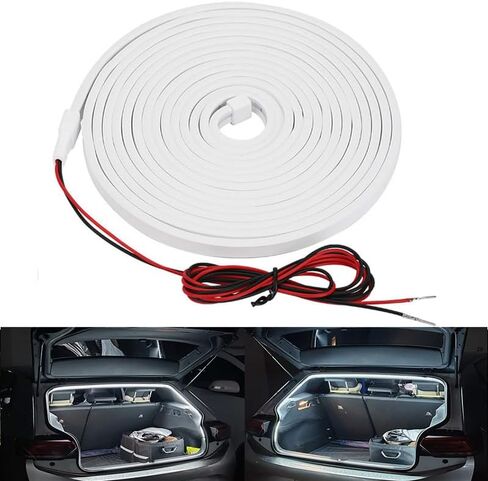 شريط فاتح LED Strunk ، 4 أمتار ضوء الغلاف الجوي للماء ، أبيض (أبيض) in Kuwait