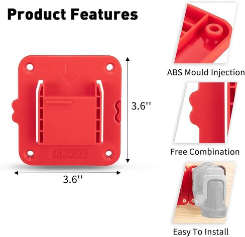 Tool Holder Mount for Craftsman V20 20V Drill Tool Hanger Power Tool Storage -5 Pack in Saudi Arabia