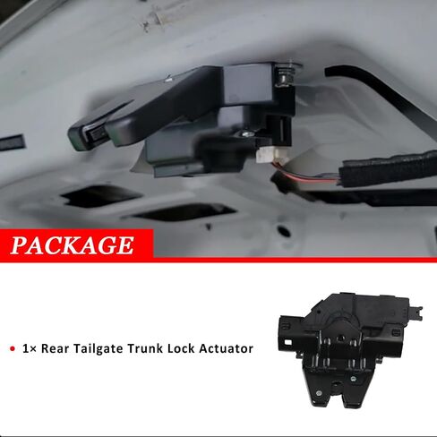 Rear Tailgate Trunk Latch Lock Actuator for BMW 1 3 5 6 M Z4 Series 323i 325i 328i 330Ci 330i 335d 335i 525i 528i 530i 535i 545i 550i 650i M3 M5 M6 Z4 2004-2013, Replaces 937-866 51247840617 in Saudi Arabia