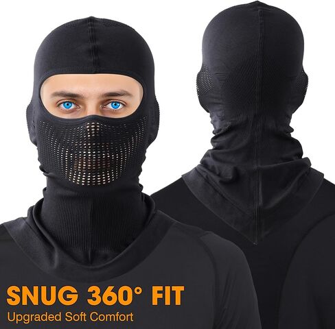 WTACTFUL Winter Thermal Balaclava Face Mask of Men - Ski Mask, Breathable Elastic Fit & Perfect for Outdoor Activities! in Kuwait