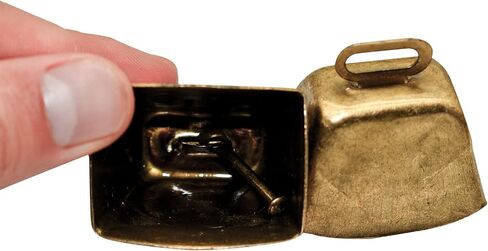 5Pcs 1.57inch Grazing Copper Bell 40mm Farm Animal Bronze Bell Cow Horse Sheep Dog Cat Goat Anti-Lost Bell for Pet Collar Accessories Christmas Decoration in Saudi Arabia