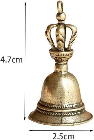 رجعية نحاسية من الجرس الرياح ، الجرس الإبداعي الصلبة الجرس الحرف اليدوية للديكور سيارات قلادة صغيرة دائرة اليد والحيات in Kuwait