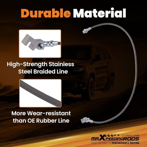 maXpeedingrods Extended Brake Lines for Ford F-250 F-350 Super Duty 4WD 1999-2004 with 4-8" Lift, Front and Rear Stainless Steel in Saudi Arabia