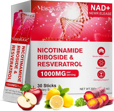 حزم مكملات سائل NAD 30 ٪ ، وريبوسيد النيكوتيناميد المتميز وريسفيراترول ، يعزز الطاقة الخلوية والشيخوخة الصحية in Saudi Arabia