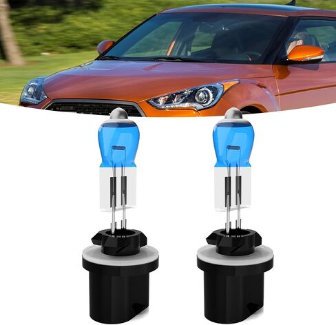 Halogen Headlights Fit for Hyundai Veloster 2012-2017 with projector Headlight Bulbs,H7 High Beams+ H11B Low Beams+ 880/881 Fog Lights Bright Front Lights,Plug And Play,Pack of 6 in Saudi Arabia