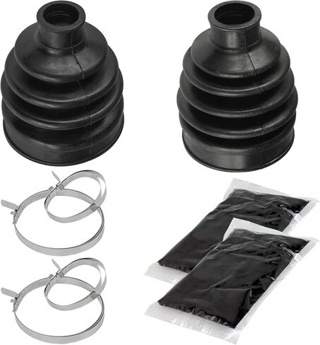 Caltric Front Axle Inner & Outer CV Boot Kit Compatible with Honda Foreman Rubicon 500 TRX500FA 2017-2019 / Foreman 500 TRX520FA FE FM 2020-2025 in Saudi Arabia