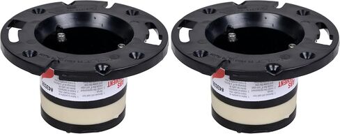 Oatey 43538 4-inch Black ABS Cast Iron Closet Flange Replacement in Saudi Arabia