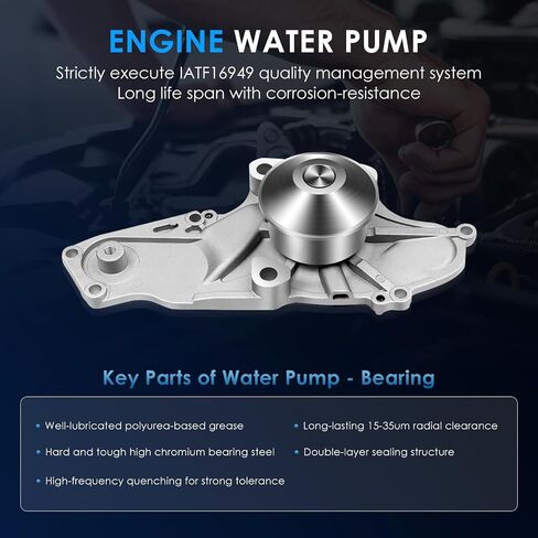 مؤقت اشتعال صمام مجموعة مضخة المياه ، ECCPP لهوندا أكورا 3.2L 3.5L SOHC 24 صمام in Saudi Arabia