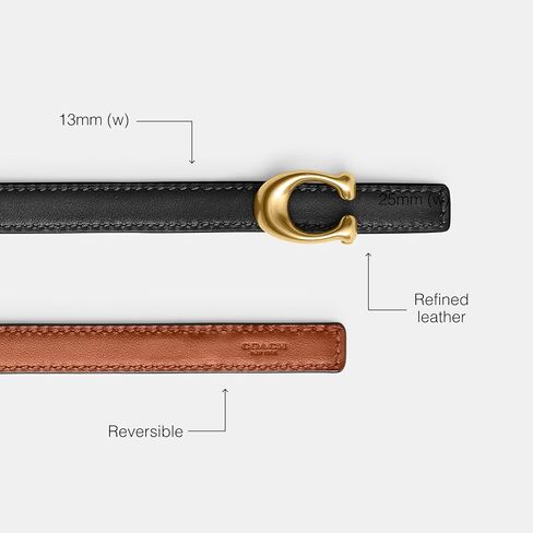 Coach 13mm Sculpted C Reversible Belt in Saudi Arabia