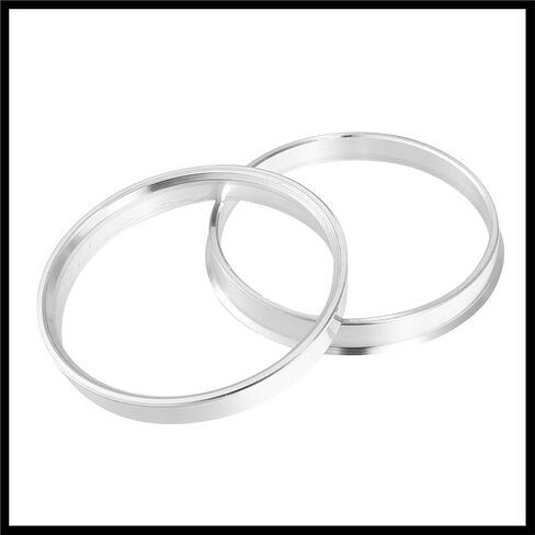 4pcs OD 73.1mm إلى ID 68.1mm Aluminium Car Car Hub Rings Centric Wheel Ring in Kuwait