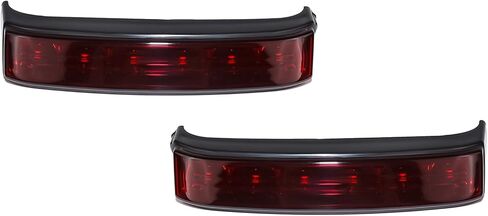 LED SADDLEBAG TAIL LIGHTS FOR HARLEY ، SADDLEBAG Running Brake Light Light LAMP FOR HARLEY TOURING ROAD ROAD GLIDE KING CVO Electra Glide Ultra Limited 2014-2022 Accessories (Smoke Shell) in Saudi Arabia