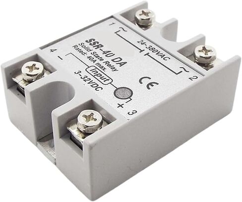 Power Supply Relays SSR-40DA 40A Solid State Relay Module DC 4V-32V Input DC 24V- 380V AC Output for led Strip Light in Saudi Arabia
