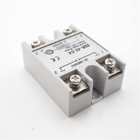 Power Supply Relays SSR-40DA 40A Solid State Relay Module DC 4V-32V Input DC 24V- 380V AC Output for led Strip Light in Saudi Arabia