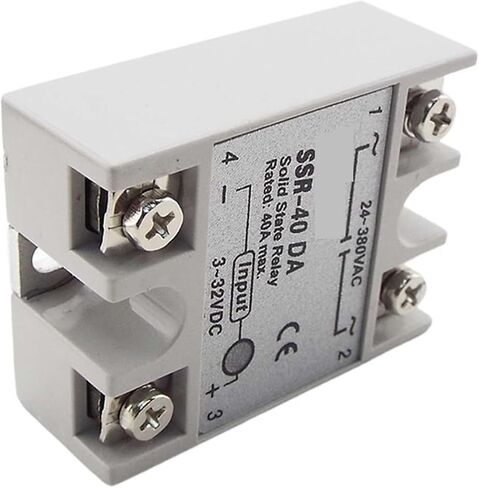 Power Supply Relays SSR-40DA 40A Solid State Relay Module DC 4V-32V Input DC 24V- 380V AC Output for led Strip Light in Saudi Arabia