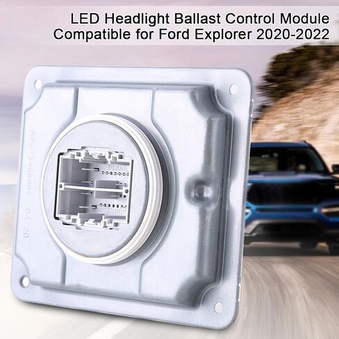 وحدة التحكم في المصابيح الأمامية LED MOD لعام 2020-2022 فورد إكسبلورر ، رقم الجزء JX7B-13B626-AG ، البديل الأساسي لصالح المستكشف ، ضمان أداء الإضاءة الأمثل لسيارتك in Kuwait