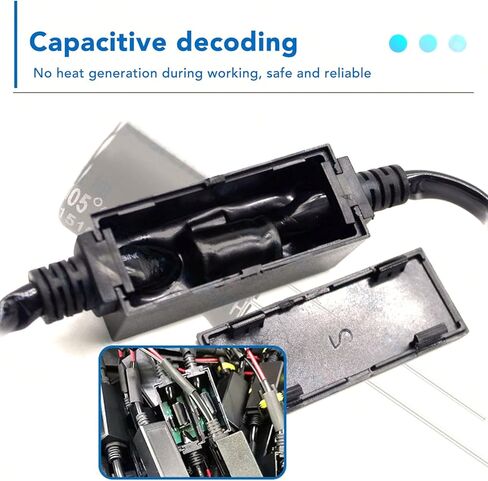 Akozon LED Headlight Canbus Decoder Anti Flicker Resistor Kit 2PCS for H13 Headlamp in Saudi Arabia