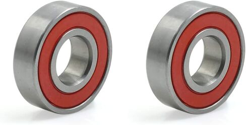 uxcell 2pcs 6200RS 10mm x 30mm x 9mm Double Sealed Deep Groove Ball Bearing in Saudi Arabia