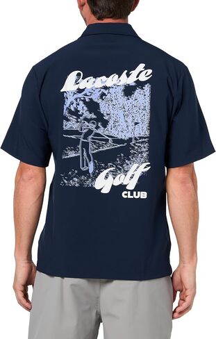 Lacoste Men's Sport Ultra Print Printed Golf Shirt in Saudi Arabia