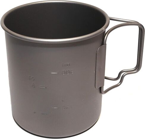 TOAKS Titanium Camping Cup 450ml (CUP-450 with Lid) in Saudi Arabia