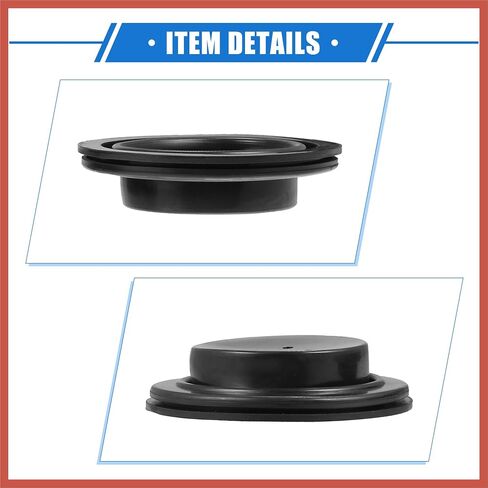 ACROPIX 2 Pcs Car Headlight Housing Dust Seal Cap, 65mm Universal for Aftermarket Headlamp Xenon Light LED Durable Rubber Black Car Parts in Saudi Arabia