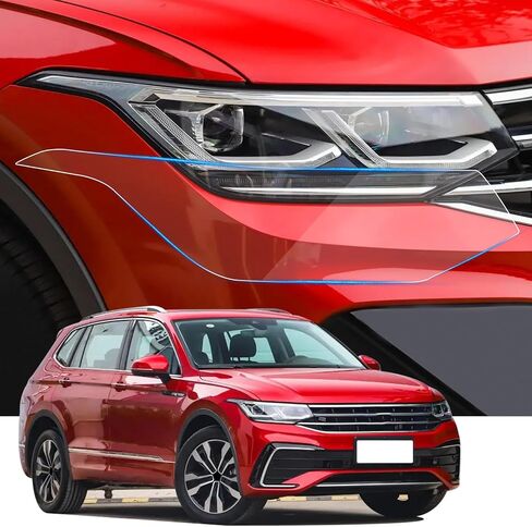 فيلم حماية المصباح الأمامي للسيارة لـ VW Tiguan 2022 2023 2024 Auto Accessories Rescensy Vinyl Decoration Outsid in Saudi Arabia